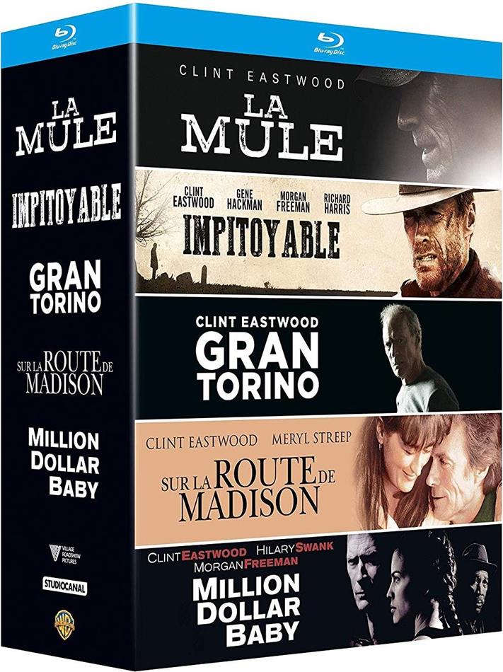 La Mule / Impitoyable / Grand Torino / Sur la route de Madison / Million Dollar Baby 5 Blu-ray
