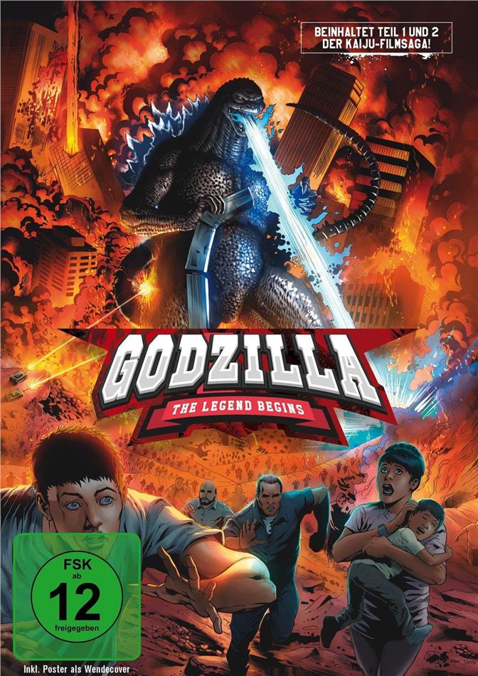 Godzilla - The Legend begins 2 DVDs
