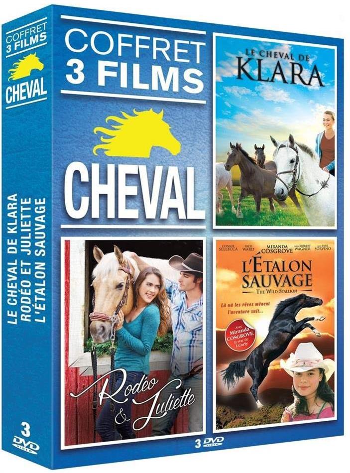 Cheval - Coffret 3 Films - Le cheval de Klara / Rodéo et Juliette / L'étalon sauvage 3 DVD