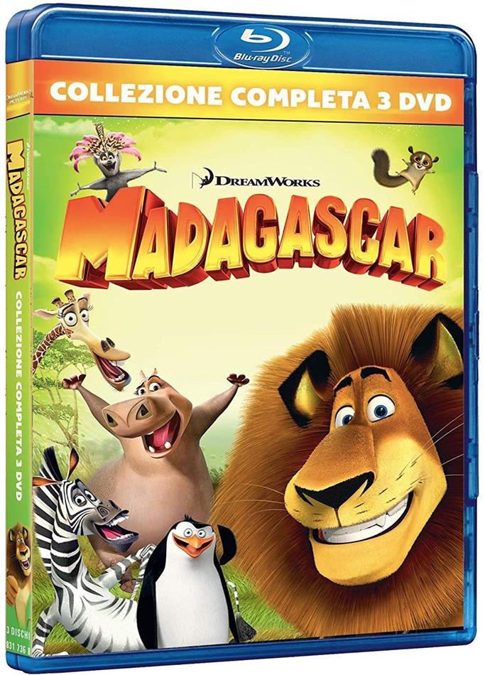 Madagascar Complete Collection, 3 Blu-ray