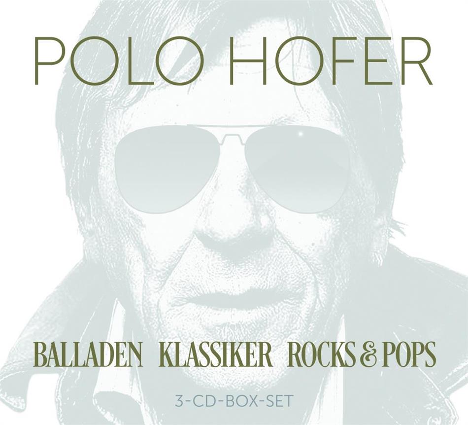 Polo Hofer - 3-CD-Box-Set (Balladen+Klassiker+Rock & Pops) 3 CDs