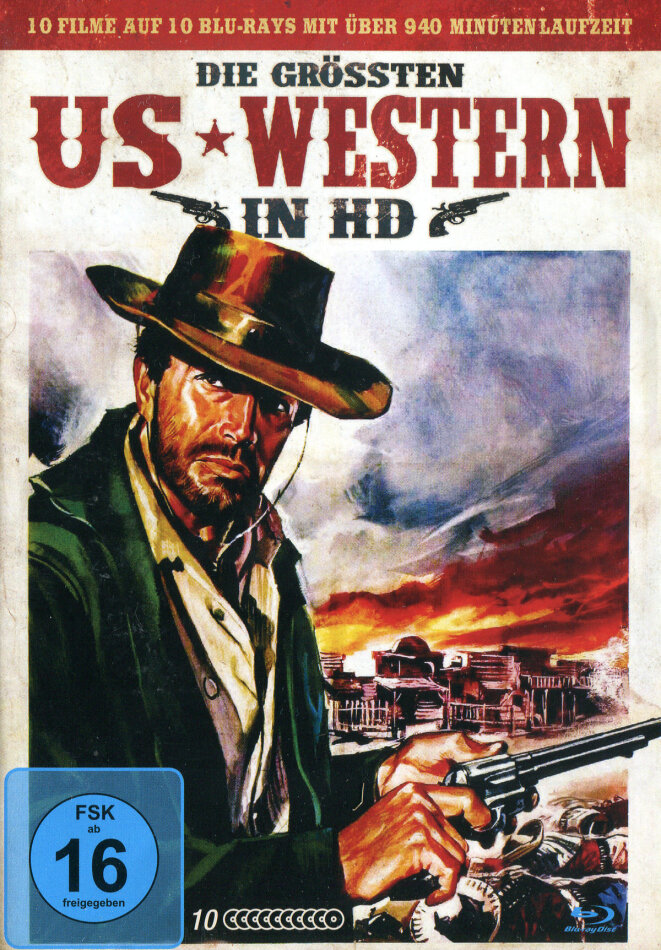 Die grössten US-Western in HD 10 Blu-rays