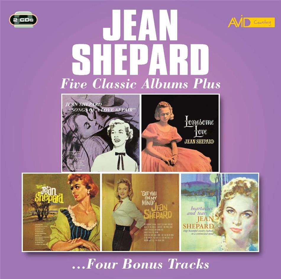 Jean Shepard - Five Classic Albums Plus 2019 Reissue, Boxset, 2 CDs