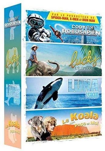 Cody le Robosapien / Lucky l'éléphant / Luna l'orque / Le Koala, mon papa et moi 4 DVDs