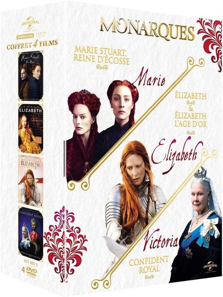 Monarques - Marie Stuart - Reine d'Écosse / Elizabeth / Elizabeth - L'âge d'or / Confident Royal 4 DVD