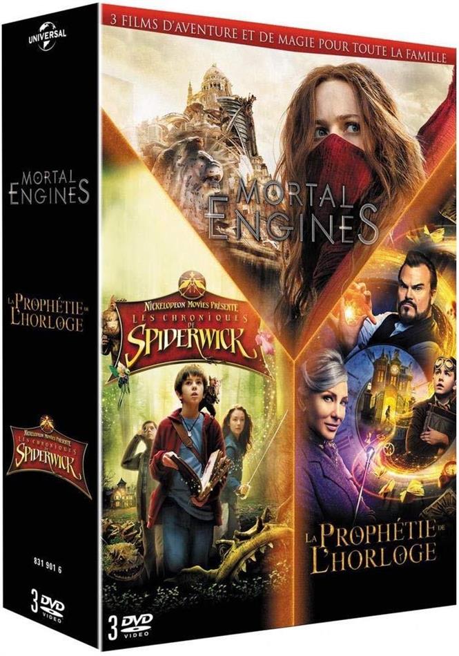 Mortal Engines / La prophétie de l'horloge / Les chroniques de Spiderwick 3 DVDs