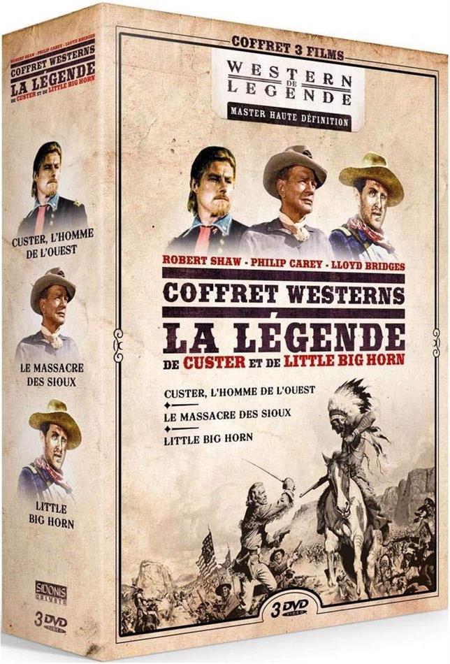 Coffret Westerns - La Légende de Custer et de Little Big Horn - Custer, l'homme de l'ouest / Le massacre des Sioux / Little Big Horn 3 DVD