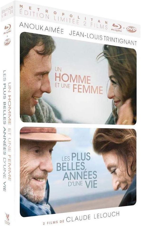 Un homme et une femme / Les plus belles années d'une vie 2 Blu-rays + 2 DVDs
