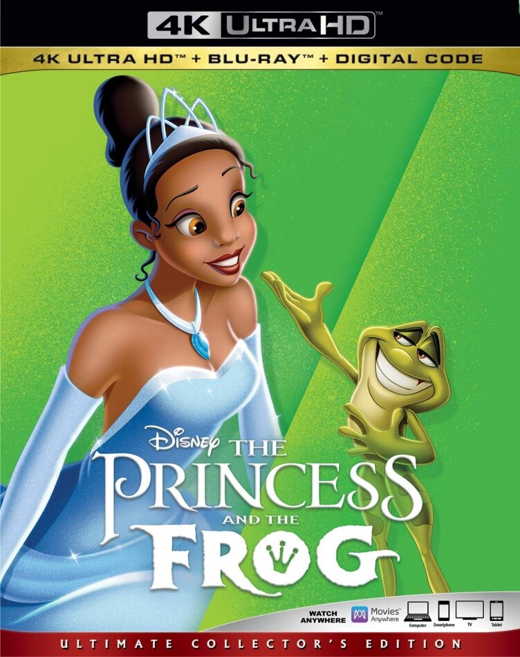 The Princess and the Frog (2009) Ultimate Collector's Edition, 4K Ultra HD + Blu-ray