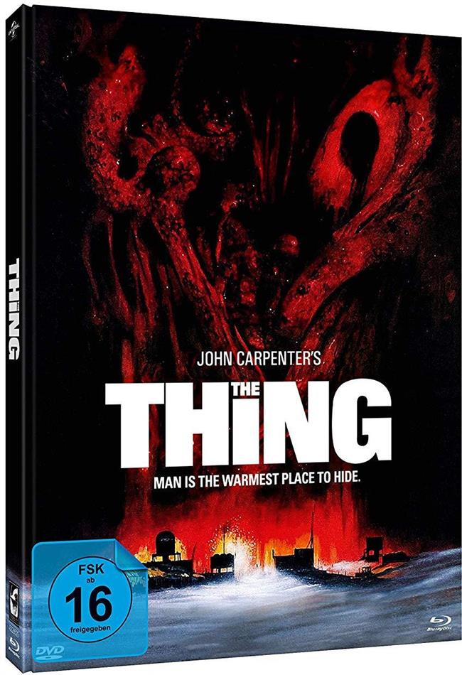 The Thing (1982) Edwards Cover, Édition Limitée, Mediabook, 2 Blu-ray + DVD