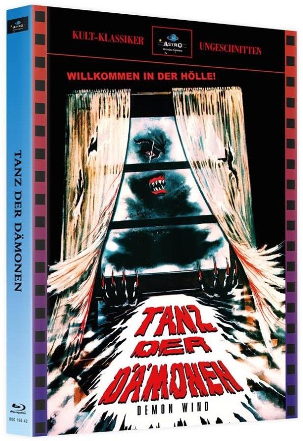 Tanz der Dämonen (1990) Cover A, Kult-Klassiker Ungeschnitten, Limited Edition, Mediabook, 2 Blu-rays + DVD