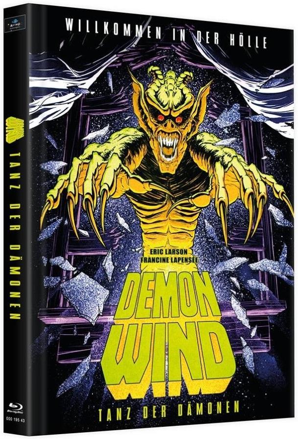 Demon Wind - Tanz der Dämonen (1990) Cover B, Limited Edition, Mediabook, 2 Blu-rays + DVD
