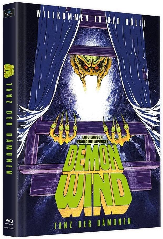 Demon Wind - Tanz der Dämonen (1990) Cover C, Limited Edition, Mediabook, 2 Blu-rays + DVD