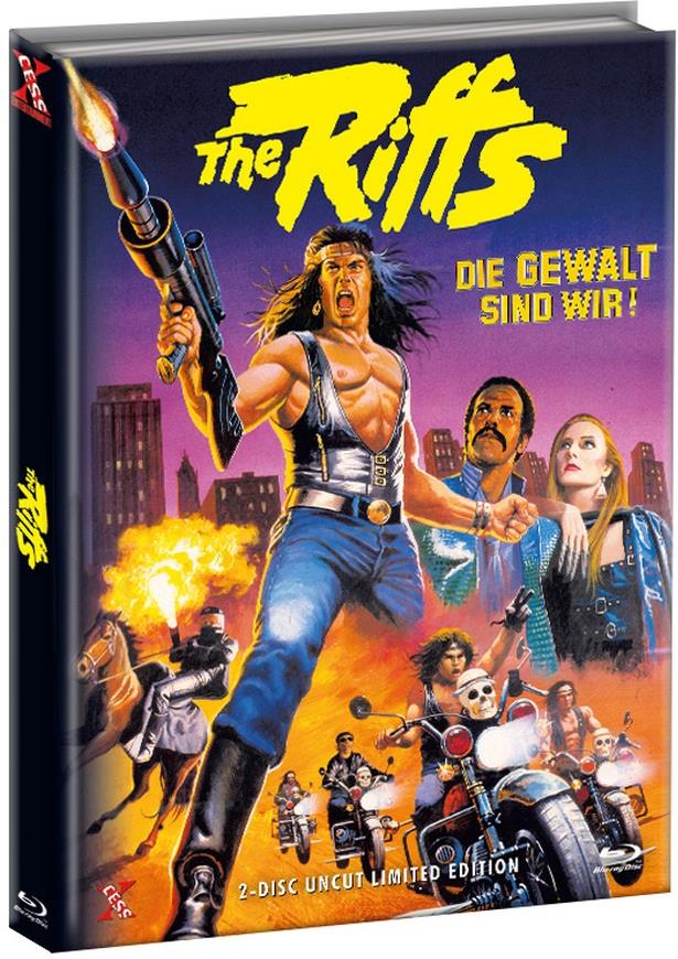 The Riffs 1 - Die Gewalt sind wir! (1982) Cover B, Limited Edition, Mediabook, Uncut, Blu-ray + DVD