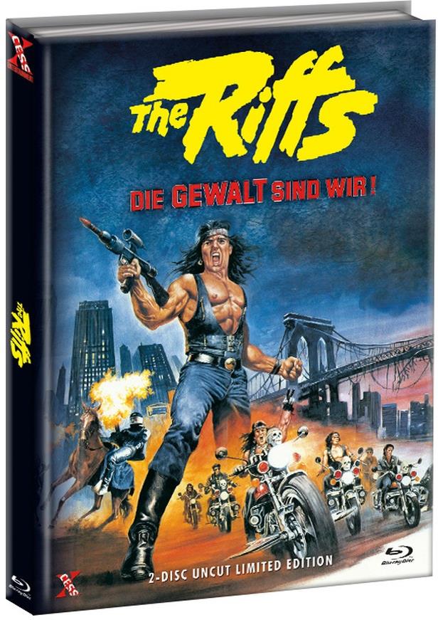 The Riffs - Die Gewalt sind wir! (1982) Cover C, Limited Edition, Mediabook, Uncut, Blu-ray + DVD