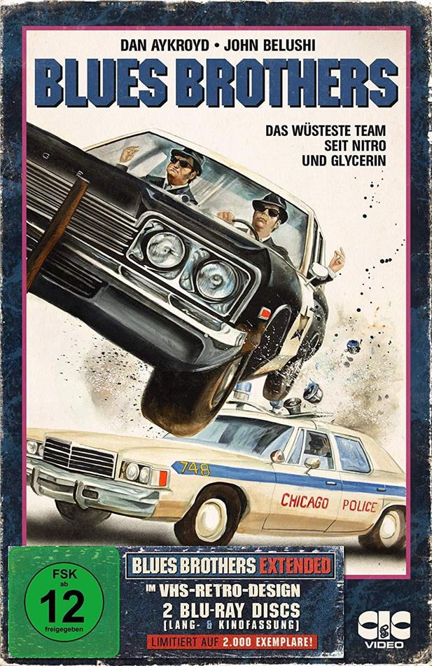 Blues Brothers (1980) VHS Retro Edition, Extended Edition, Kinoversion, Limited Edition, 2 Blu-rays