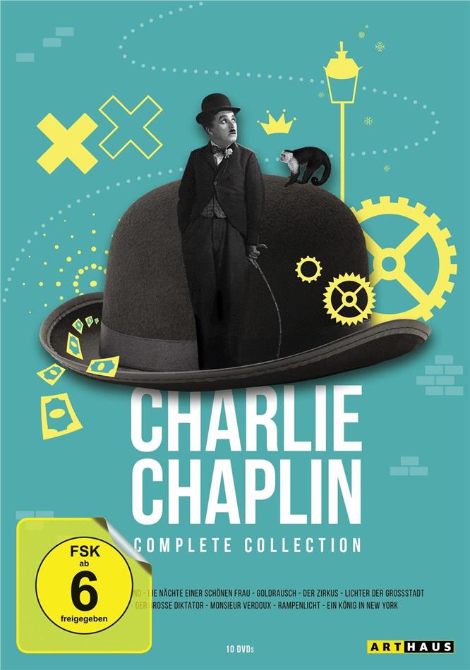 Charlie Chaplin - Complete Collection 12 DVDs