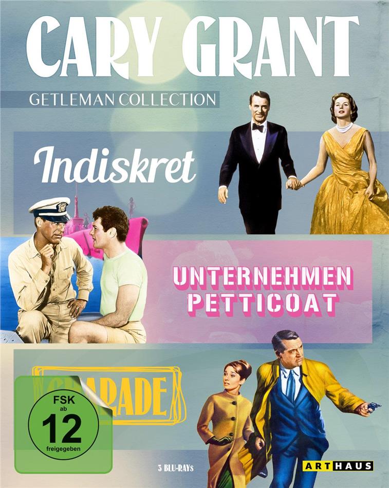 Cary Grant Gentleman Collection - Indiskret / Unternehmen Petticoat / Charade 3 Blu-rays