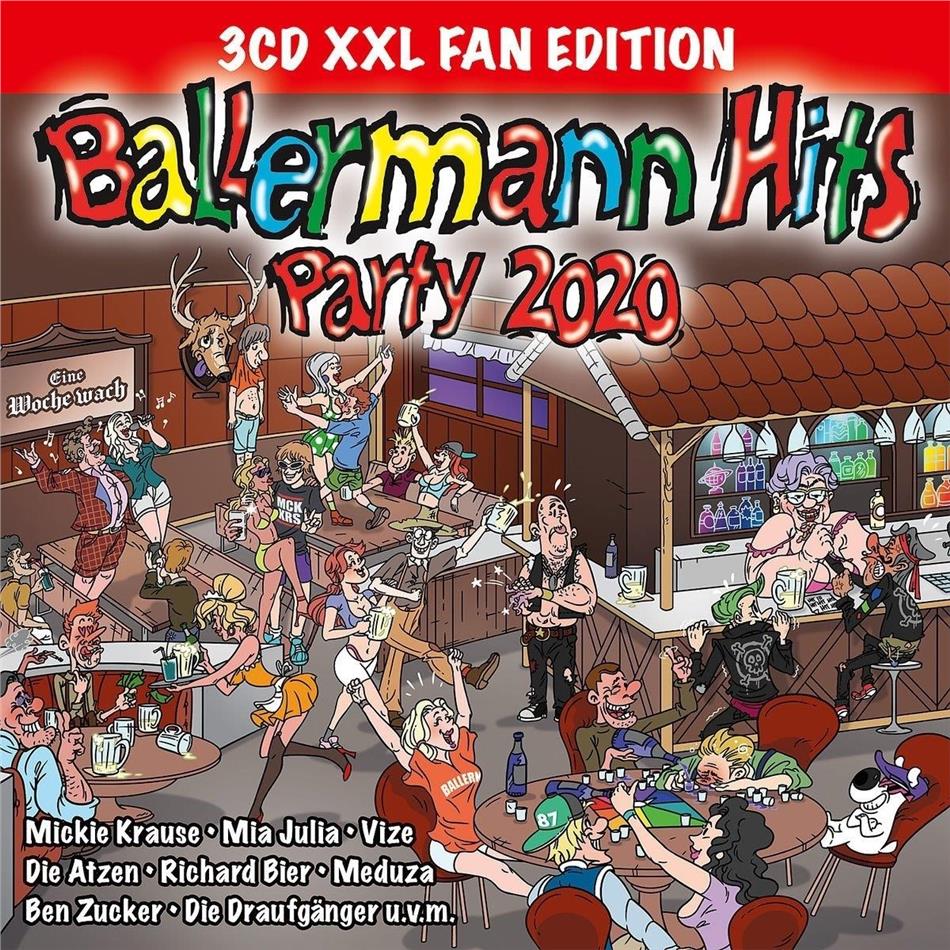 Ballermann Hits Party 2020 XXL Fan Edition, 3 CDs
