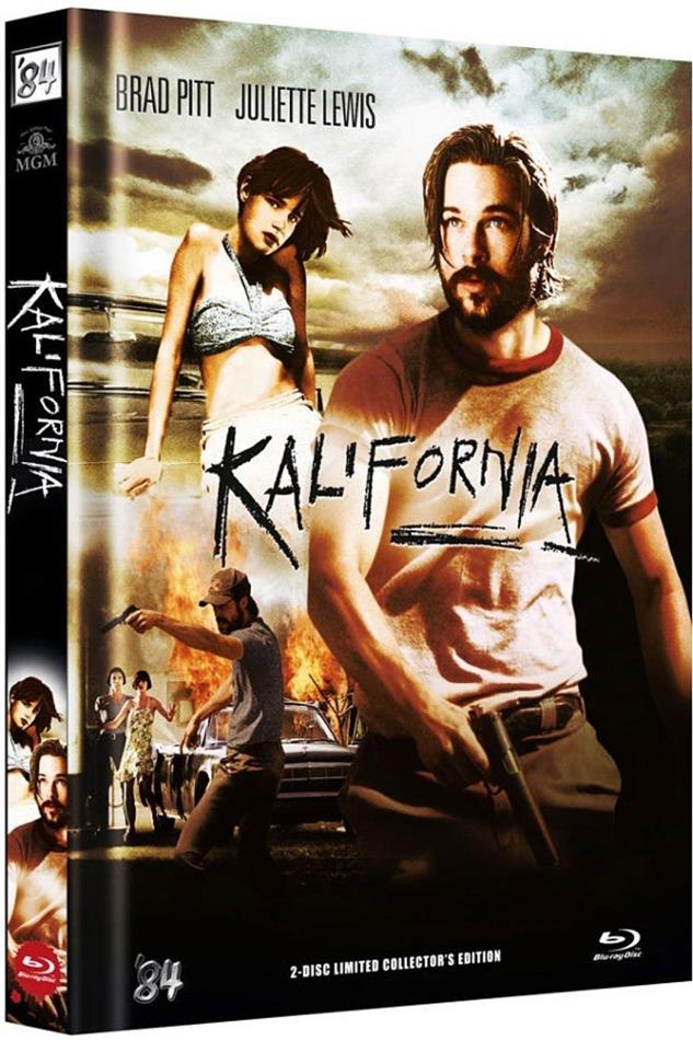 Kalifornia (1993) Cover B, Limited Collector's Edition, Mediabook, Uncut, Blu-ray + DVD