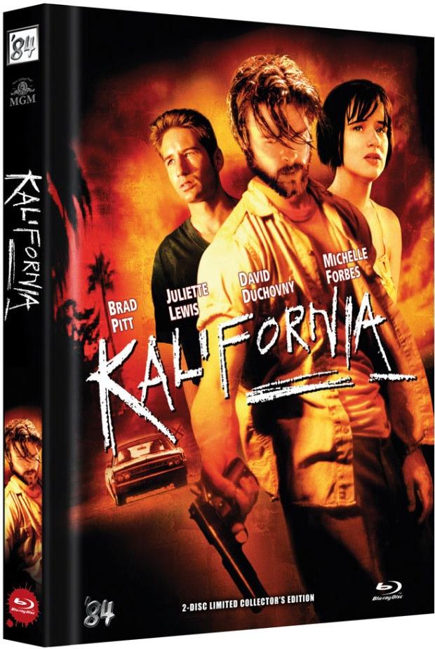 Kalifornia (1993) Cover D, Limited Collector's Edition, Mediabook, Uncut, Blu-ray + DVD