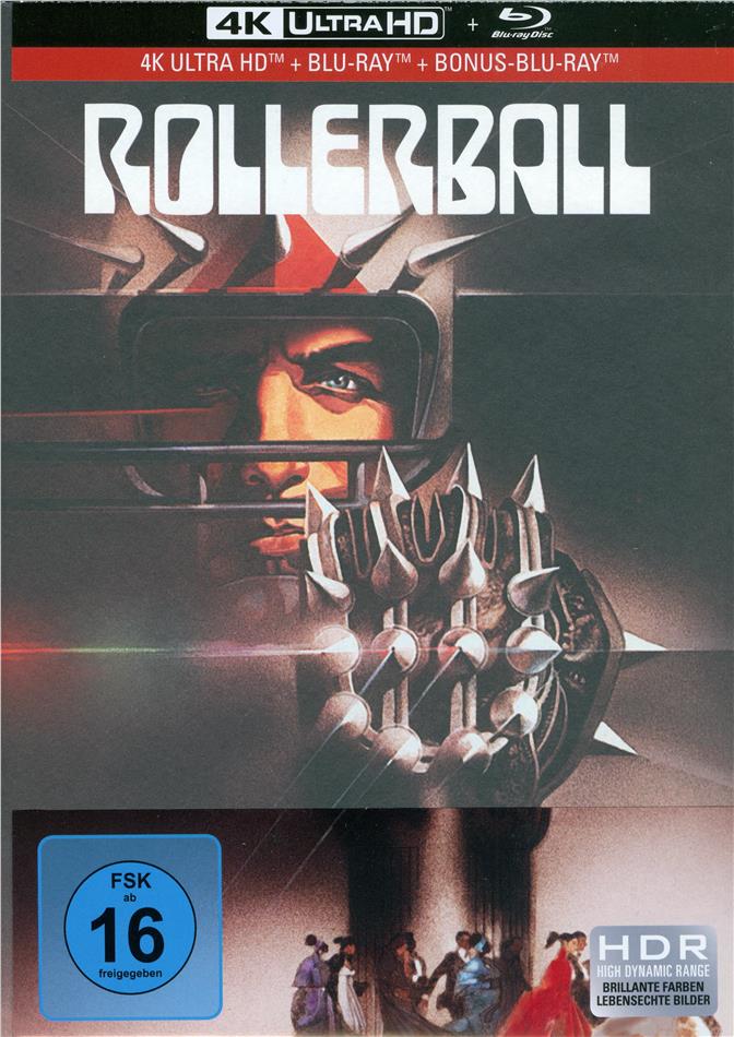Rollerball (1975) Limited Collector's Edition, Mediabook, Remastered, Restaurierte Fassung, 4K Ultra HD + 2 Blu-rays