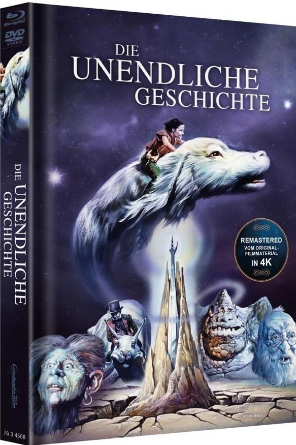 Die unendliche Geschichte (1984) Cover Blau, Limited Edition, Mediabook, Remastered, Blu-ray + DVD
