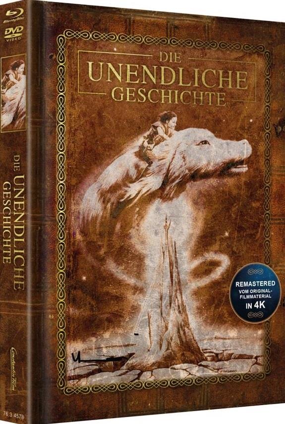 Die unendliche Geschichte (1984) Cover Braun, Limited Edition, Mediabook, Remastered, Blu-ray + DVD