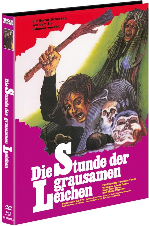 Die Stunde der grausamen Leichen (1973) Cover A, Limited Edition, Mediabook, Blu-ray + DVD