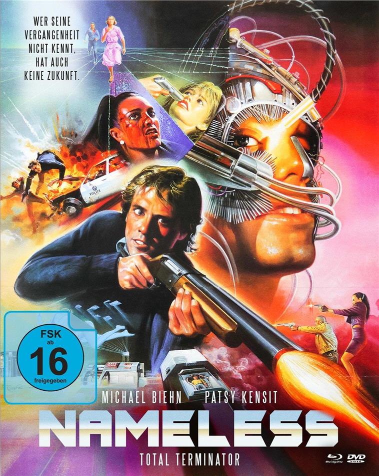 Nameless - Total Terminator (1991) Cover B, Mediabook, Blu-ray + DVD