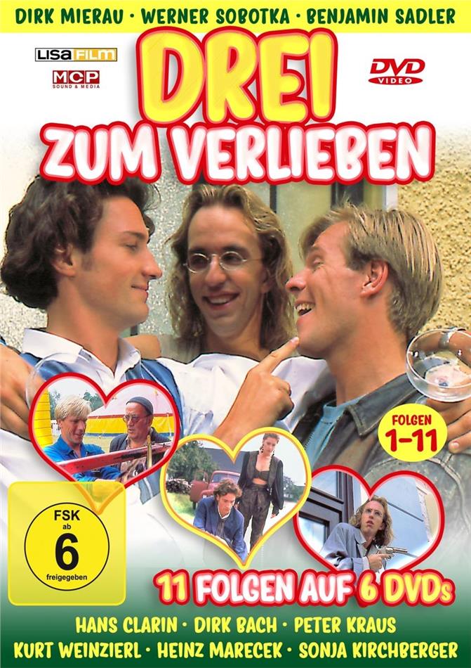 Drei zum Verlieben 6 DVDs