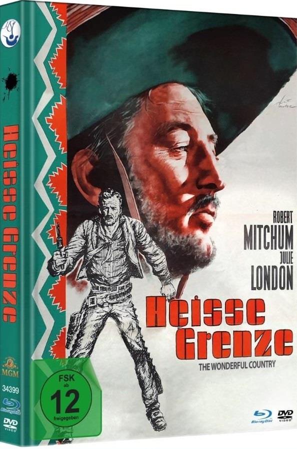 Heisse Grenze - The Wonderful Country (1959) Mediabook, Blu-ray + DVD