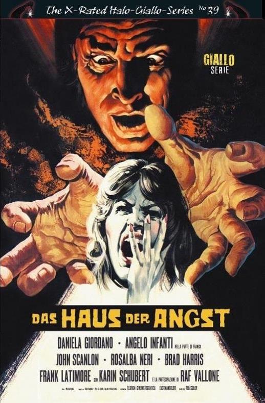 Das Haus der Angst (1974) Grosse Hartbox, Cover A, The X-Rated Italo-Giallo-Series, Giallo Serie, Limited Edition