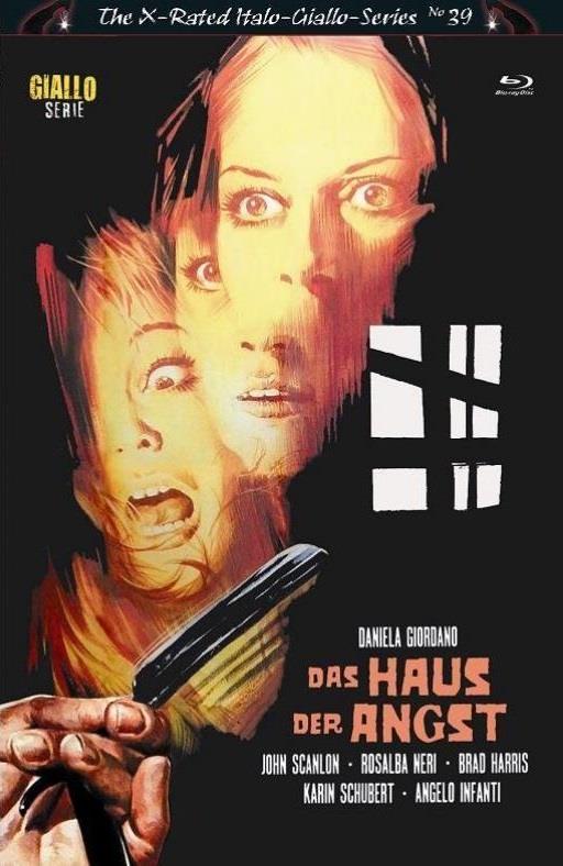 Das Haus der Angst (1974) Grosse Hartbox, Cover B, The X-Rated Italo-Giallo-Series, Giallo Serie, Limited Edition