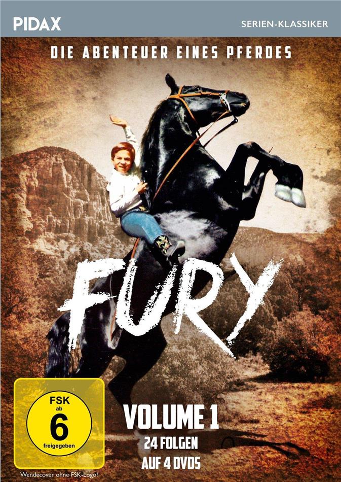 Fury - Die Abenteuer eines Pferdes - Vol. 1 Pidax Serien-Klassiker, 4 DVDs
