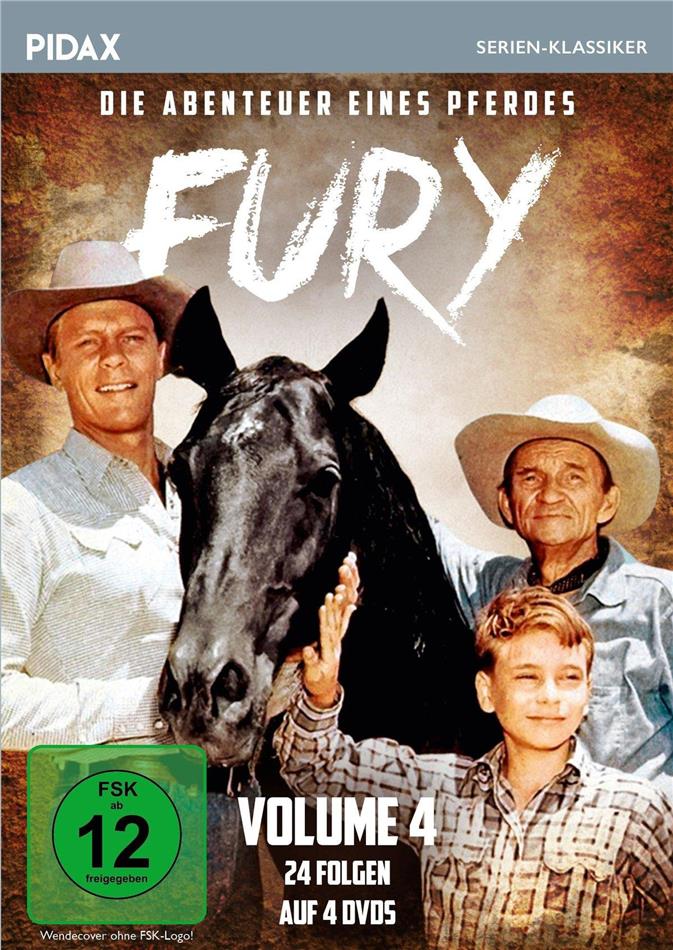 Fury - Die Abenteuer eines Pferdes - Vol. 4 Pidax Serien-Klassiker, 4 DVDs