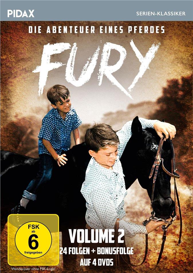 Fury - Die Abenteuer eines Pferdes - Vol. 2 Pidax Serien-Klassiker, 4 DVDs