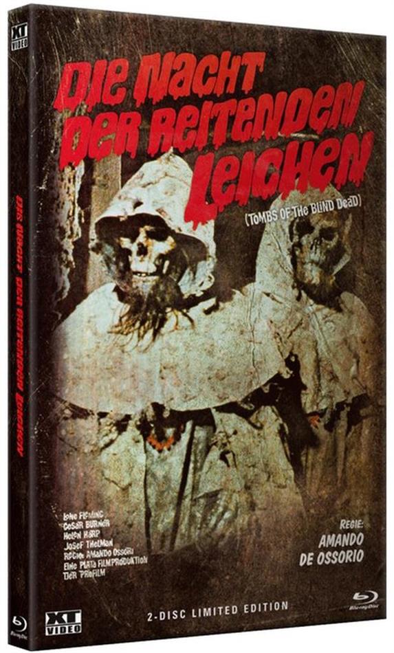 Die Nacht der reitenden Leichen - Tombs of the Blind Dead (1972) Grosse Hartbox, Cover A, Limited Edition, Blu-ray + DVD