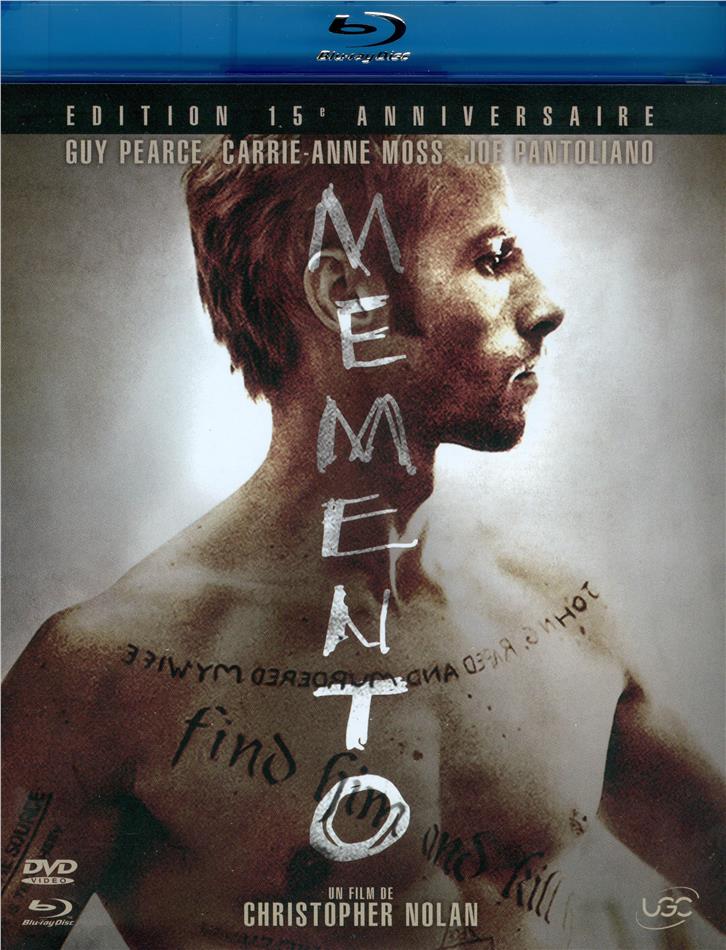Memento (2000) Édition 15ème Anniversaire, Blu-ray + DVD