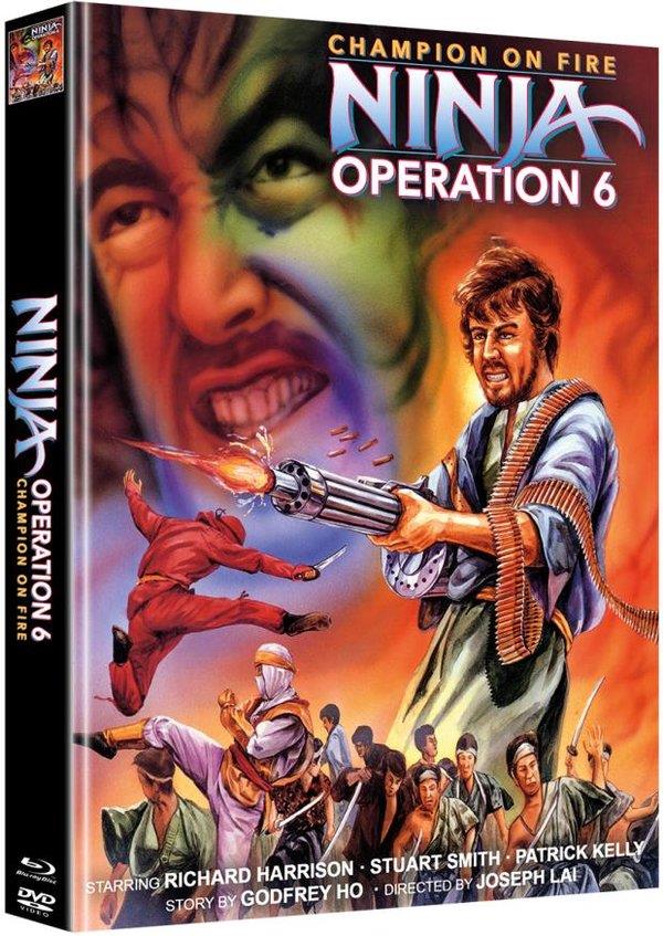 Ninja Operation 6 - Champion on Fire Cover B, Limited Edition, Mediabook, Blu-ray + DVD