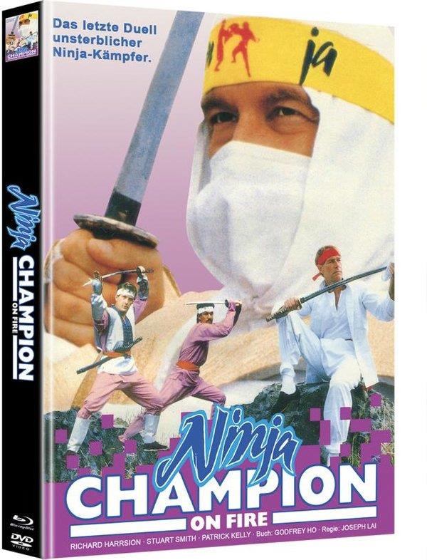 Ninja - Champion on Fire Cover A, Limited Edition, Mediabook, Blu-ray + DVD