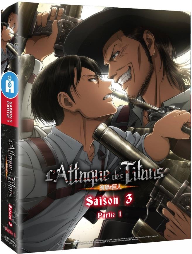 L'Attaque des Titans - Saison 3 - Partie 1 Collector's Edition, Mediabook, 2 Blu-rays
