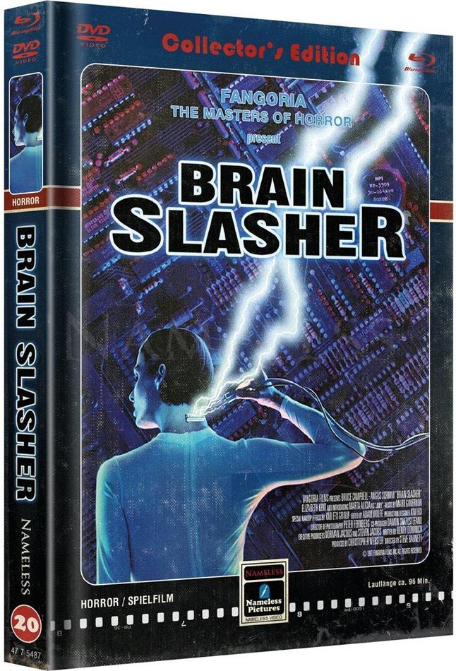 Brain Slasher (1992) Cover C, Limited Edition, Mediabook, Blu-ray + DVD