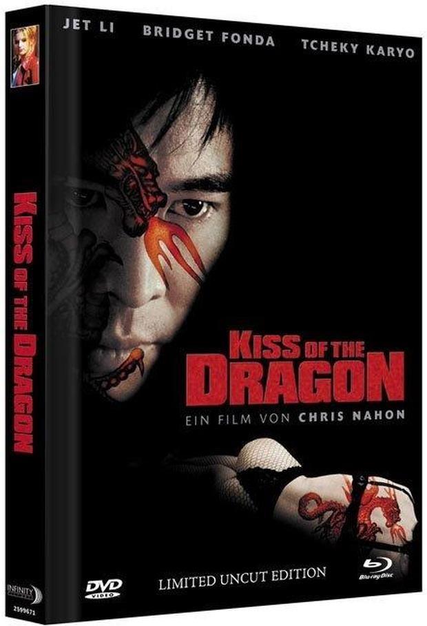 Kiss of the Dragon (2001) Cover A, Extended Edition, Limited Collector's Edition, Mediabook, Uncut, Blu-ray + DVD