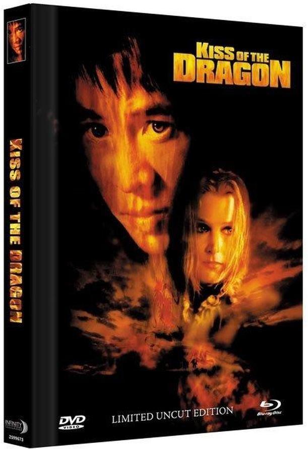 Kiss of the Dragon (2001) Cover C, Extended Edition, Limited Collector's Edition, Mediabook, Uncut, Blu-ray + DVD