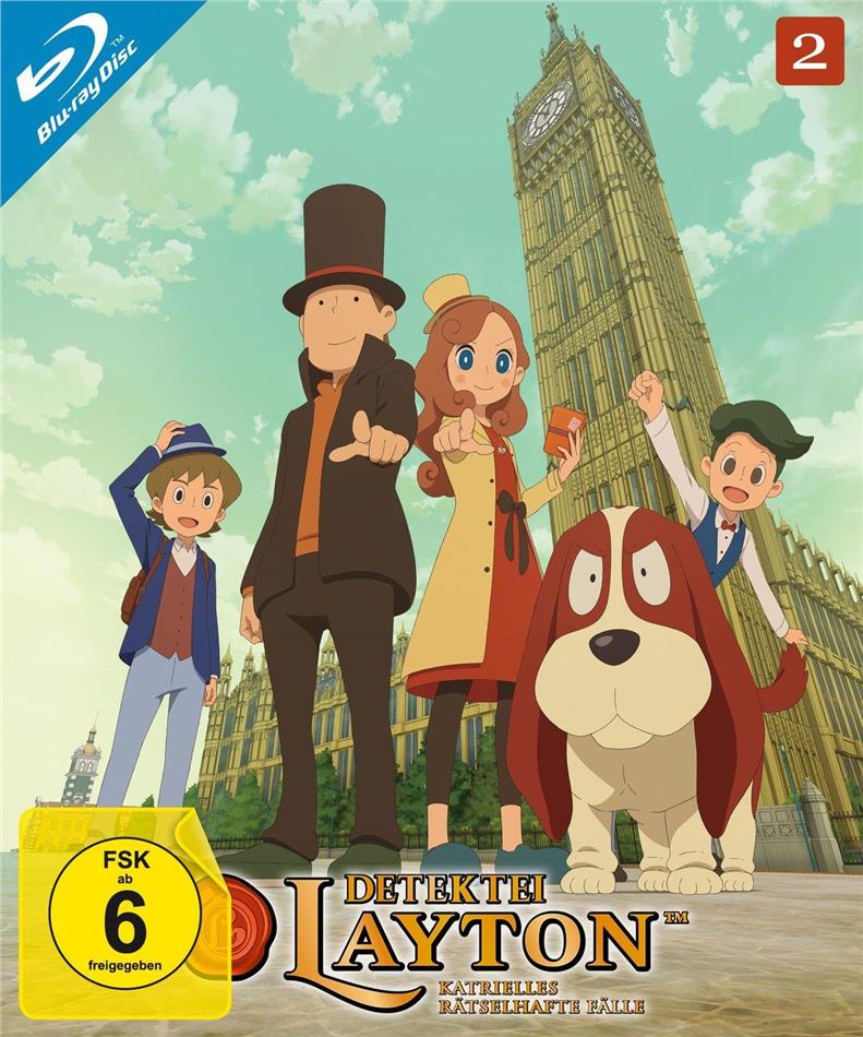 Detektei Layton - Katrielles rätselhafte Fälle - Vol. 2 2 Blu-rays