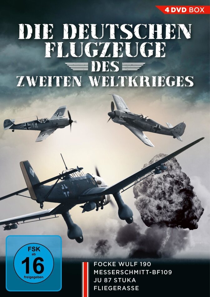 Die deutschen Flugzeuge des Zweiten Weltkrieges 4 DVDs