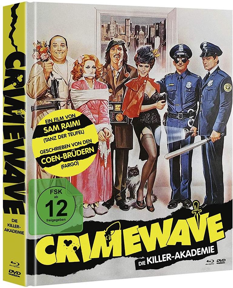 Crimewave - Die Killer-Akademie (1985) Cover B, Mediabook, Blu-ray + DVD