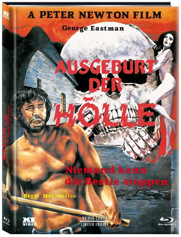 Ausgeburt der Hölle (1981) Cover A, Limited Edition, Mediabook, Uncut, Blu-ray + DVD