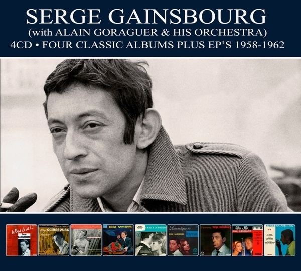 Serge Gainsbourg - Four Classic Albums Plus Eps 1958-1962 Digipack, 4 CDs